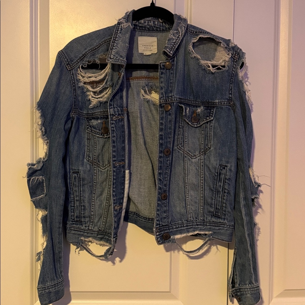 American Eagle Outfitters Blue Denim Jacket
